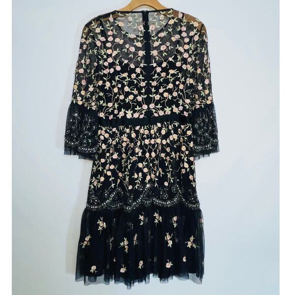 NWT Needle & Thread x BHLDN Climbing Blossom Dress - Women's Size 6 - Picture 3 of 16